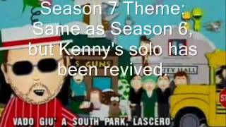 Every Single South Park Theme [upl. by Ahsekar]