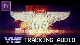 VHS Tracking Audio Effect Tutorial Premiere Pro [upl. by Hesler]