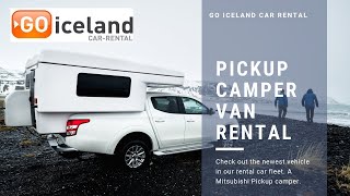 Pickup Camper Van Rental  Go Iceland Car Rental [upl. by Neirol230]