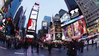 Busy streets of New York City  time lapse [upl. by Cohbert448]