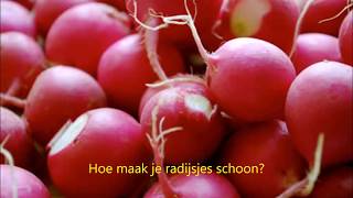 hoe maak je radijsjes schoonmaken [upl. by Belding]