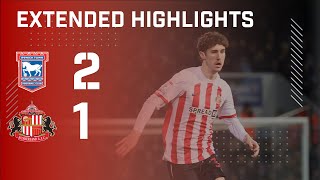 Extended Highlights  Ipswich Town 2  1 Sunderland AFC [upl. by Sedlik]