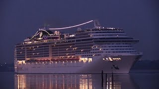 MSC Cruises Preziosa  Easter Cruise to Southampton from the Caribbean 220419 [upl. by Ehtiaf134]