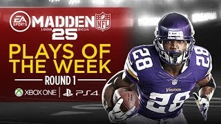 Madden 25 Plays of the Week  Round 1  Xbox One amp PS4 [upl. by Bornstein]