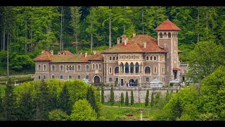 Cantacuzino Castle  Busteni  Romania in Ultra 4K [upl. by Noeruat493]