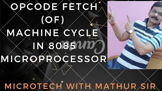 L25  8085  Timing diagram of Opcode Fetch OF Machine cycle in 8085  OF mc cycle in 8085 [upl. by Sitsuj47]