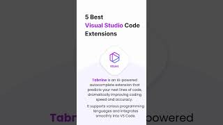 5 Best Visual Studio Code Extensions [upl. by Erskine]