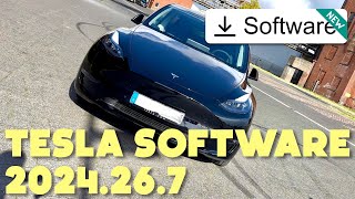 Tesla  Neues Software Update 2024267 [upl. by Aralc]