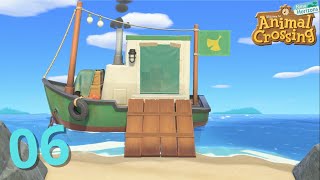 ANIMAL CROSSING NEW HORIZONS LETS PLAY 6  Bateau au Mouillage [upl. by Nya644]