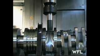 WFL M60 MillTurn Complete Crankshaft Machining  MARTECH Machinery NJ  USA [upl. by Yud]