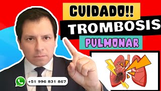 CUIDADO ⚠️ TROMBOEMBOLISMO PULMONAR  CAUSA DE MUERTE SÚBITA A TOMAR EN CUENTA 😱😱😱 [upl. by Asoramla931]