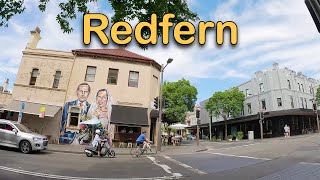 Redfern Sydney walking tour March 2024  4K Video [upl. by Dunlavy215]