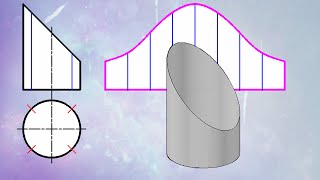 Template to miter pipe  Pipe template layout [upl. by Yauqram]