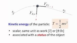 Dynamics Lecture 16 Principle of work and energy [upl. by Jaymee]