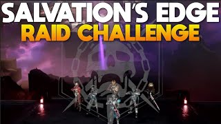 Destiny 2  SALVATIONS EDGE WORLDS FIRST RACE Final Shape Day One Raid Challenge [upl. by Annoel]