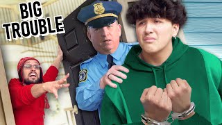 My Teenage Son gets Arrested FV Family [upl. by Aleiram896]