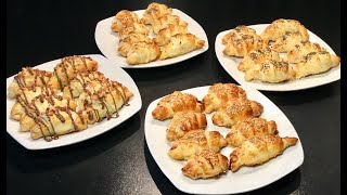 MES MINI CROISSANTS FEUILLETÉS SPÉCIAL APÉRITIF DÎNATOIRE [upl. by Leuqcar]