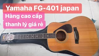 Đàn guitar Yamaha FG401 japan thanh lý Giá 6 triệu guitar nhật guitar Yamaha 0936057750 [upl. by Aekin]