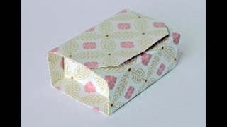 Origamibox  Geschenkbox  gift box [upl. by Schwenk922]