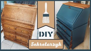 IDEALNY MEBEL DO PRACY 👌 PRZERABIAM SEKRETARZYK ♡ DIY [upl. by Evan]