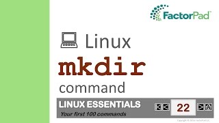 Linux mkdir command summary with examples [upl. by Eilac282]