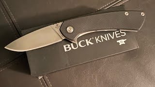 Buck knife 040 Onset S45VN blade steel  follow up review [upl. by Cahilly746]