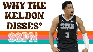 Keldon Johnson Gets Too Much Hate  SSPN Clips [upl. by Albright]