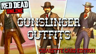 GUNSLINGER OUTFITS Red Dead Online Cigarette Card Edition [upl. by Richardson100]