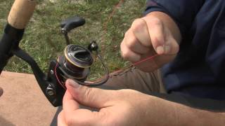 Fishing Knots How to Tie an Arbor Knot [upl. by Halilahk341]