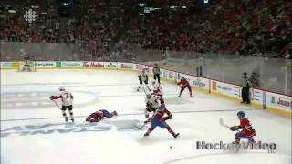 TSN crew explain Eric Grybas hit on Lars Eller  May 2 2013 [upl. by Amahcen359]