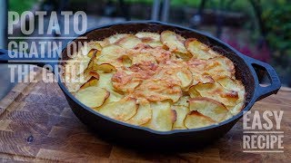 How to cook Potato gratin on the grill Easy recipe [upl. by Nylyram]