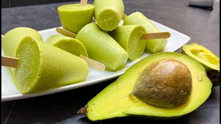 helados de aguacate muy ricos y cremosos  como hacer helados caseros de aguacate  rosita cocina [upl. by Divd]