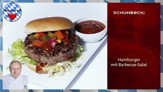 Alfons Schuhbeck  Hamburger mit Barbecue Salat [upl. by Ueihttam206]