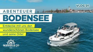 Urlaub mit dem Charterboot Wunderschöner Bodensee  VLOG 1 [upl. by Petronia756]