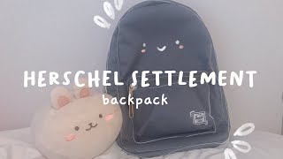 🎒Herschel Settlement Backpack review🌱🐨 [upl. by Trammel]