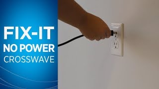 What to do if Your CrossWave™ has No Power [upl. by Sarat624]