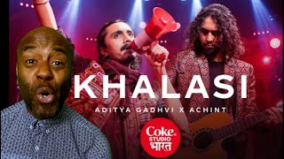 Coke Studio Bharat  Khalasi  Aditya Gadhvi Achint  Uncle Momo REACTION [upl. by Gredel]