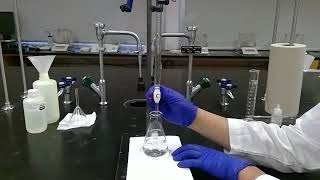 Chem 161 Volumetric Analysis Lab Video 2 Standardizing the NaOH solution [upl. by Ena]