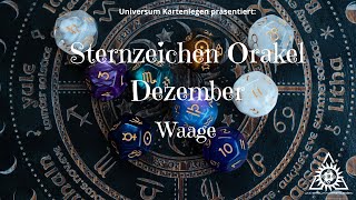 Sternzeichenorakel Dezember ☀️ ♎ Waage ☀️ ♎ auf ins Gleichgewicht und Neue Anfänge☀️ ♎ [upl. by Ijuy]