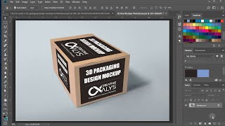 How to Create 3D Packaging Design Mockup in Photoshop  Tutorial [upl. by Aikemaj]