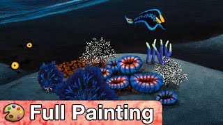 Subnautica  quotBioluminescencequot Painting Full Version [upl. by Cohe647]