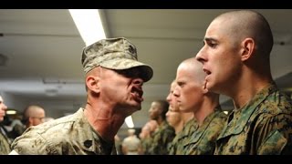 United States Marine Corps Boot Camp Training  Officer Candidate School [upl. by Sinnard831]