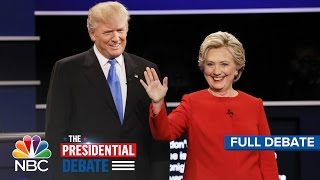 The First Presidential Debate Hillary Clinton And Donald Trump Full Debate  NBC News [upl. by Tori]