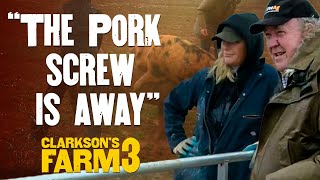 Jeremy Has The Wettest and Most Confusing Hour of His Life  Clarkson’s Farm S3 [upl. by Kletter]