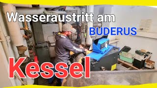 Wasseraustritt am Buderus Kessel [upl. by Dun962]