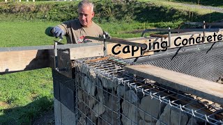 Capping Retaining Wall amp More Chickens [upl. by Nnor]