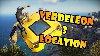 Rarest and Fastest car in JC3  Verdeleon 3 Location [upl. by Sterner]