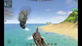 Force of Warships Battleship  MPB 1 vs 2  DD vs blackeagle  leeguback74  Unbeatable 🚁🏇s 🤣 [upl. by Ramah]