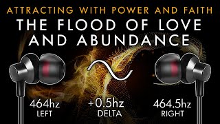 The Flood of Love and Abundance  Delta Brain Hemisphere Synchronisation [upl. by Nalyt952]