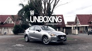 The 2018 Mazda 2 Sedan 15 V Go Flat Out Unboxing [upl. by Saylor]